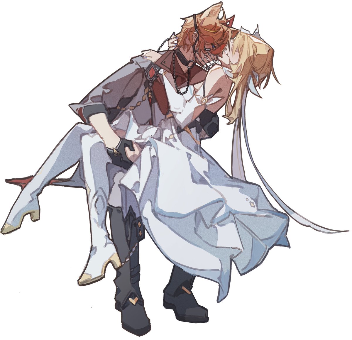 踩个情人节的点，头一次痛恨自己的画技画不好某些道具
#chilumi