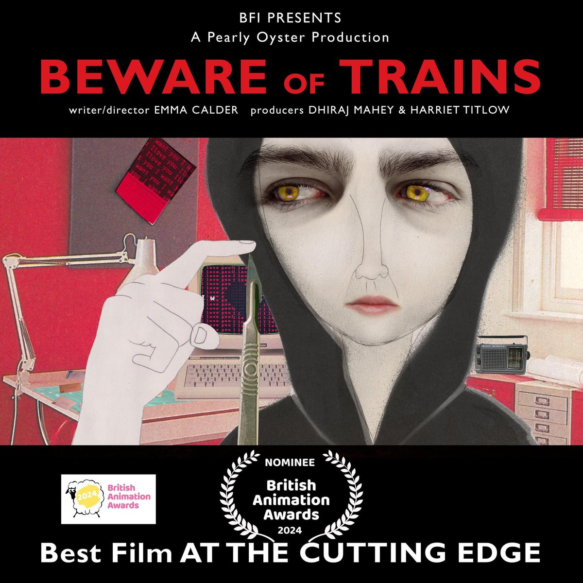 Great to be nominated for The British Animation awards for Best Film at The Cutting Edge and the Audience Award. Thanks to my fantastic team and BFI. #baa24 <a href="/BAAwards/">British Animation Awards</a> <a href="/BFI_Industry/">BFI Press & Industry</a> <a href="/phoebe__kate_/">Phoebe Sutherland</a> #animation @JohnWebbCompose <a href="/BrixtonBlog/">Brixton Blog</a> <a href="/Directors_UK/">Directors UK</a> <a href="/dhiraj_mahey/">Dhiraj Mahey</a> <a href="/HarrietTitlow/">Harriet Titlow</a>