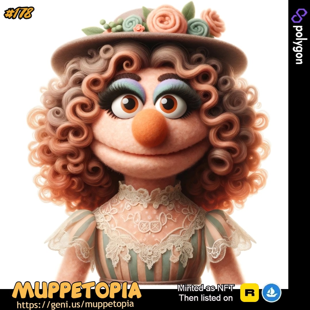 Hi FAM, New lady muppet joined Muppetoptia #NFTcollections  !         
geni.us/muppetopia 

#PFP #pfpNFT #Muppet #muppets #funny #NFTCommunity #NFTartist #nftartgallery