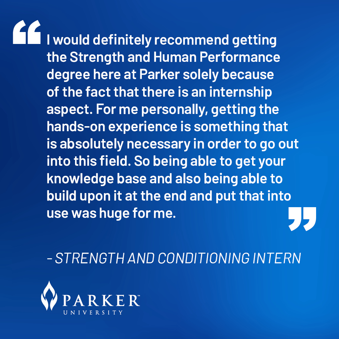 Courses the Master of Science Degree in Strength and Human Performance program at #ParkerUniversity are designed to facilitate certifications from the National #Strength and Conditioning Association and the American College of #SportsMedicine. parker.edu/academics/mast…