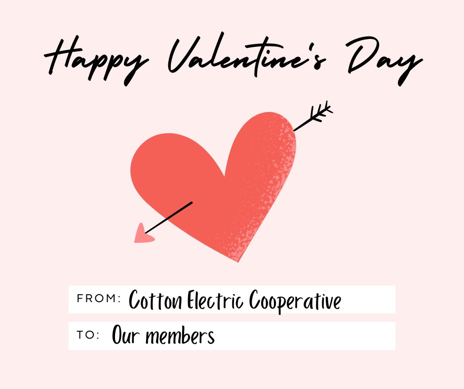 Happy Valentines Day! We appreciate our members and love serving you every day 💗