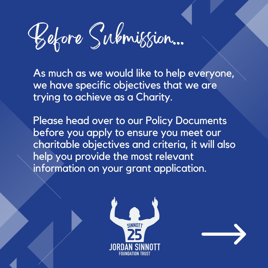 The Jordan Sinnott Foundation Trust. tweet media