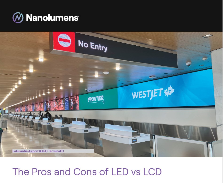 Are you curious about the advantages of LED over LCD for your next airport digital display? Click here for a quick read of the pros and cons of each solution for your transportation applications. 

ow.ly/SPvT50QBbTf