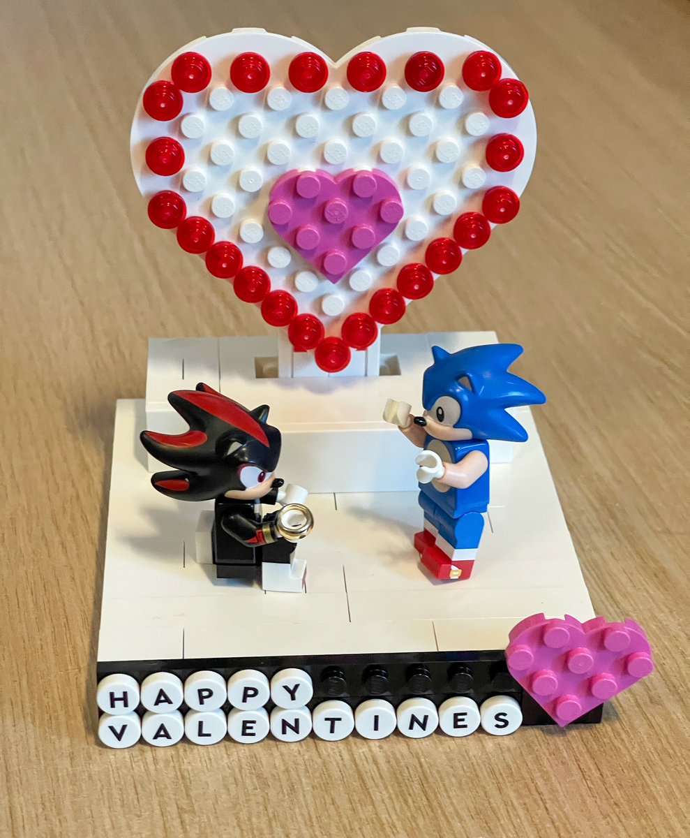 Found on a co-worker’s desk today 😂 Happy Valentines all! #sonicxshadowgenerations