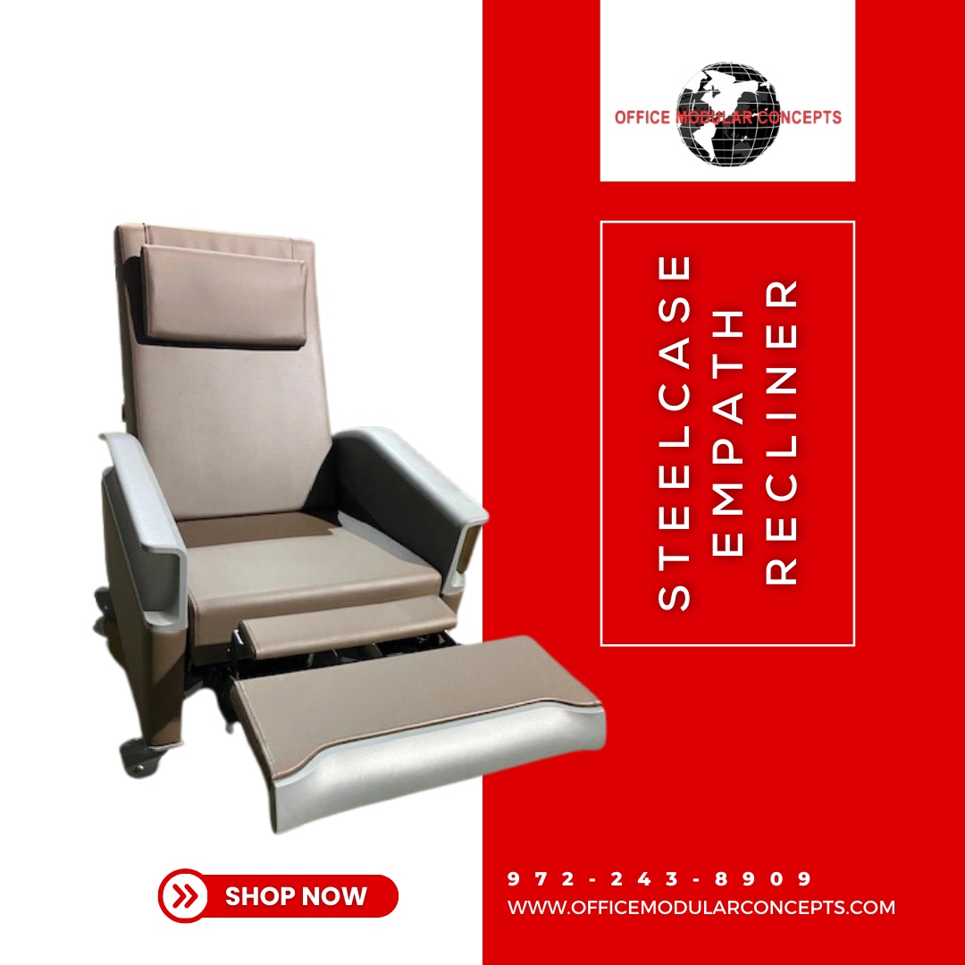 Experience the epitome of comfort with the Steelcase Empath Recliner. 

Unwind in style and embrace relaxation with this sleek and modern recliner designed to elevate your seating experience. 🪑✨ 

#SteelcaseEmpath #ModernComfort