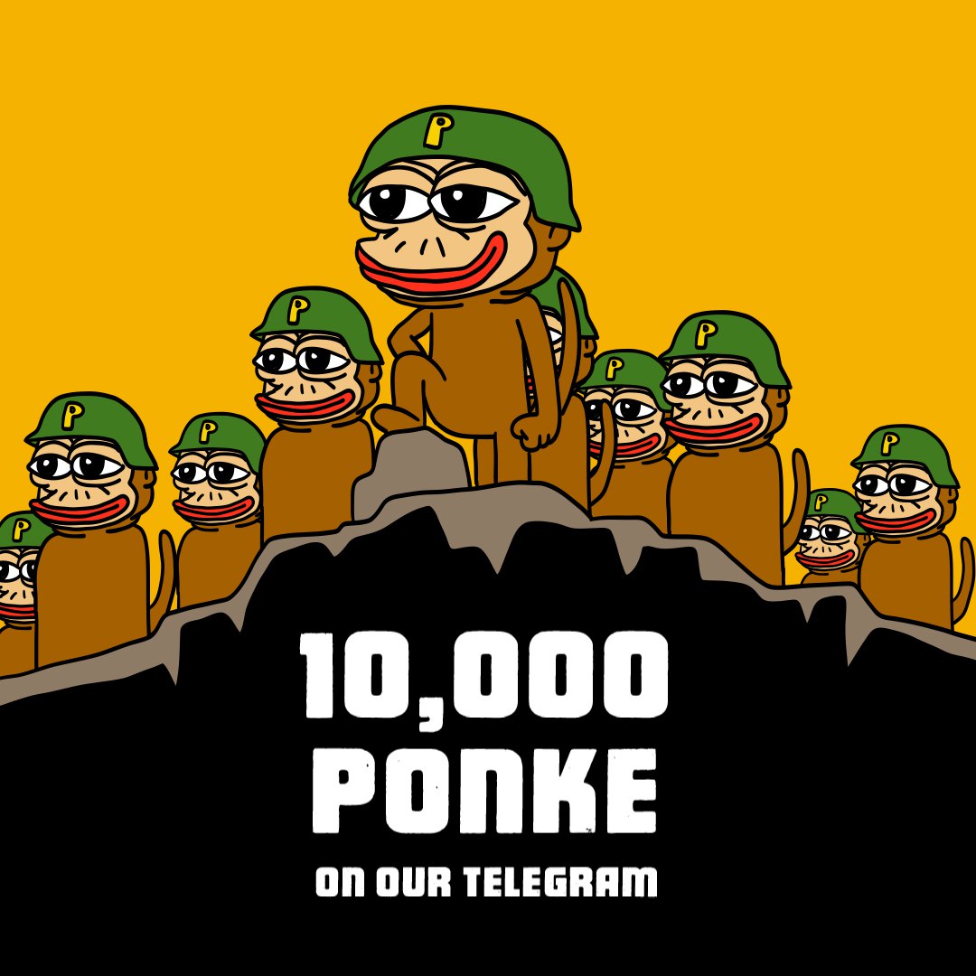 ponkehq's tweet photo. GM💛

YOU ARE PONKE. 
   WE ARE PONKE.
     #PONKEARMY

We're waiting for you in the telegram: https://t.co/yRxSZSeGpC https://t.co/YzS6KpY4bP