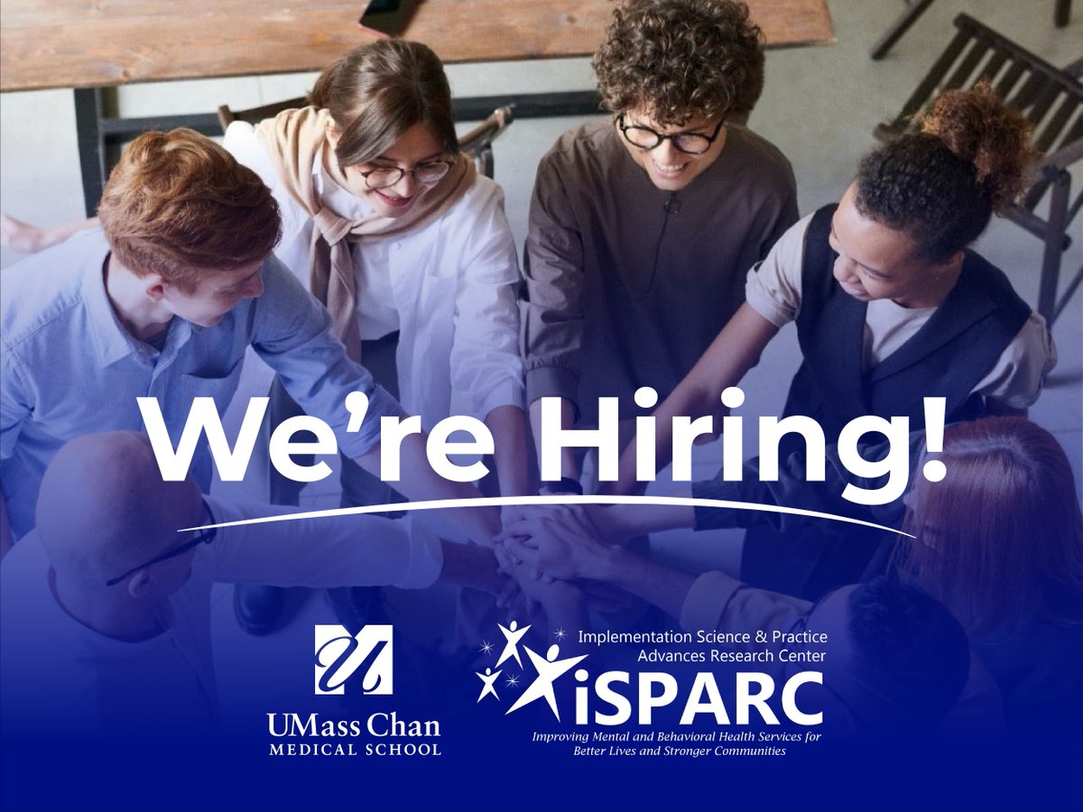 We are #hiring! See our #Employment opportunities at @transitions_acr & our parent center @UMass_SPARC here at @UMassChan. Make a positive difference for people living w/ mental health conditions. buff.ly/48gL4Ub #AcademicResearch #JobSearch #MentalHealthMatters
