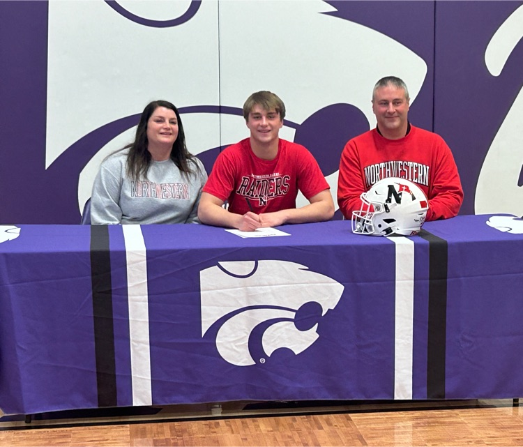 Congratulations to Riley Sudbeck on signing his letter of intent with Northwestern! #GoCats