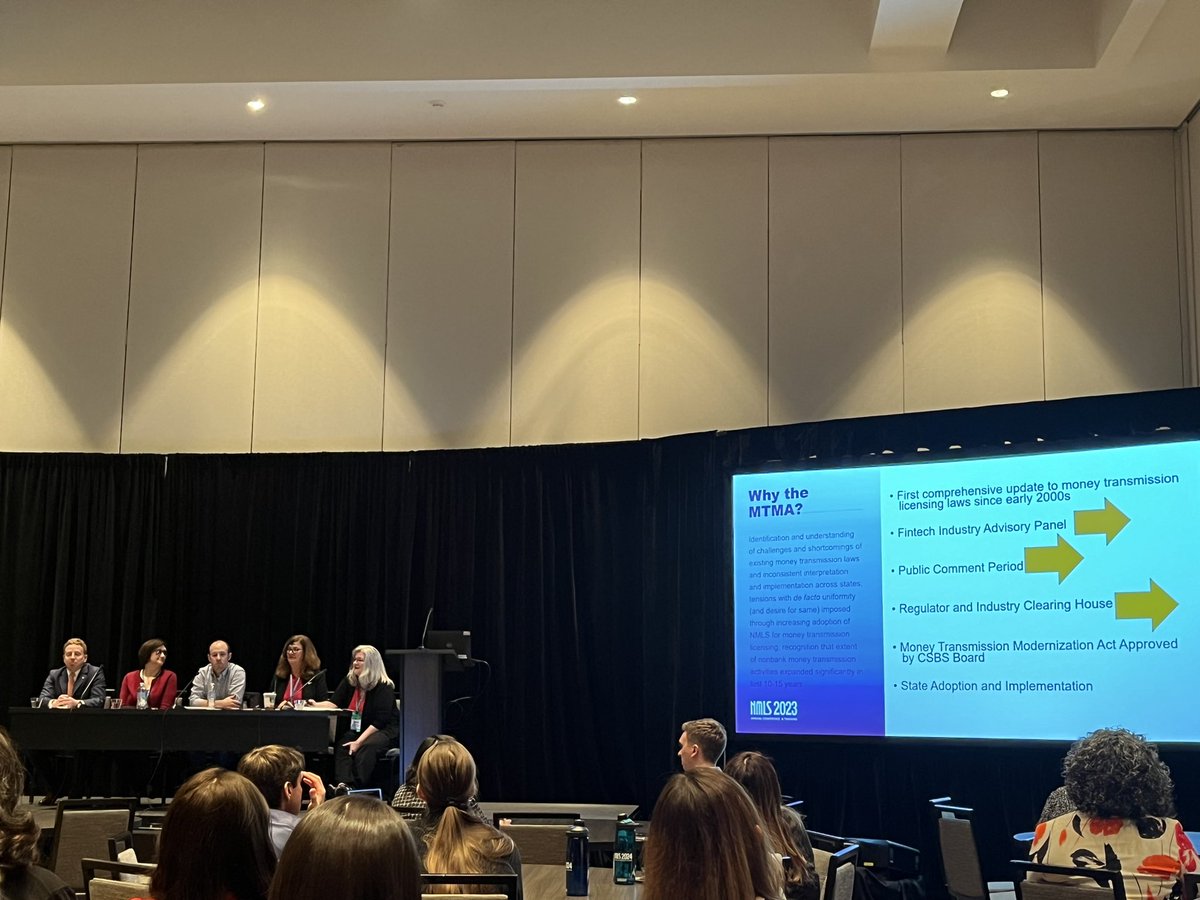 Nothing more romantic on Valentine’s Day than discussing the Money Transmission Modernization Act.  
#NMLSConference2024