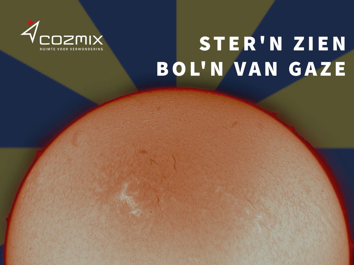 cozmix_be's tweet photo. Op 21 februari 2024 is het de Internationale Dag van de Moedertaal. Speciaal hiervoor wordt door Prof. dr. Claude Doom een unieke lezing gehouden over sterren... in het West-Vlaams. https://t.co/JmsgUyzMsM https://t.co/w0DOizdPwE