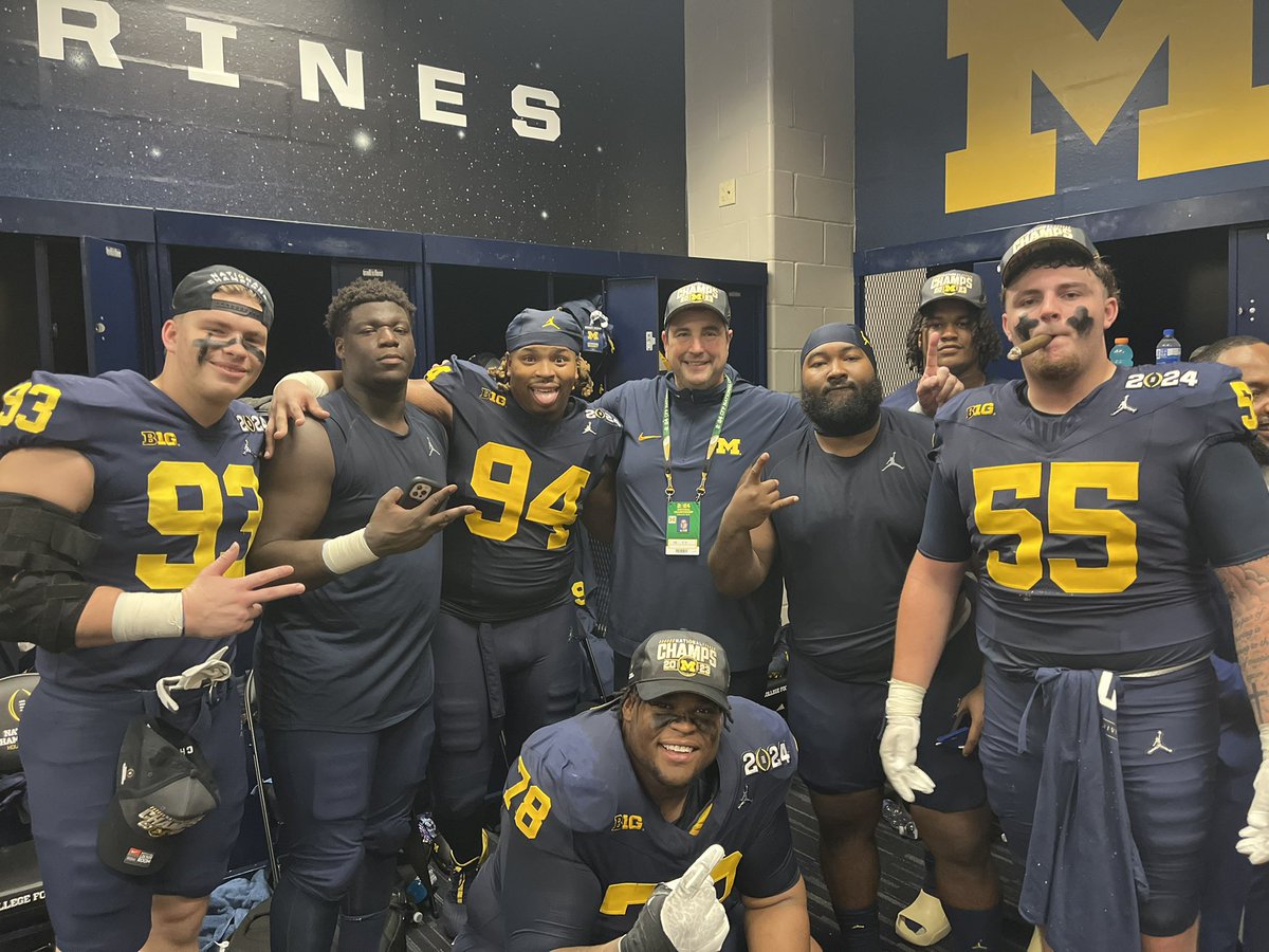 It was an absolute honor returning to Michigan and working with the finest young men in the country. We accomplished so much together and our paths will cross again. Thank you for everything. Love all you boys!! Go blue