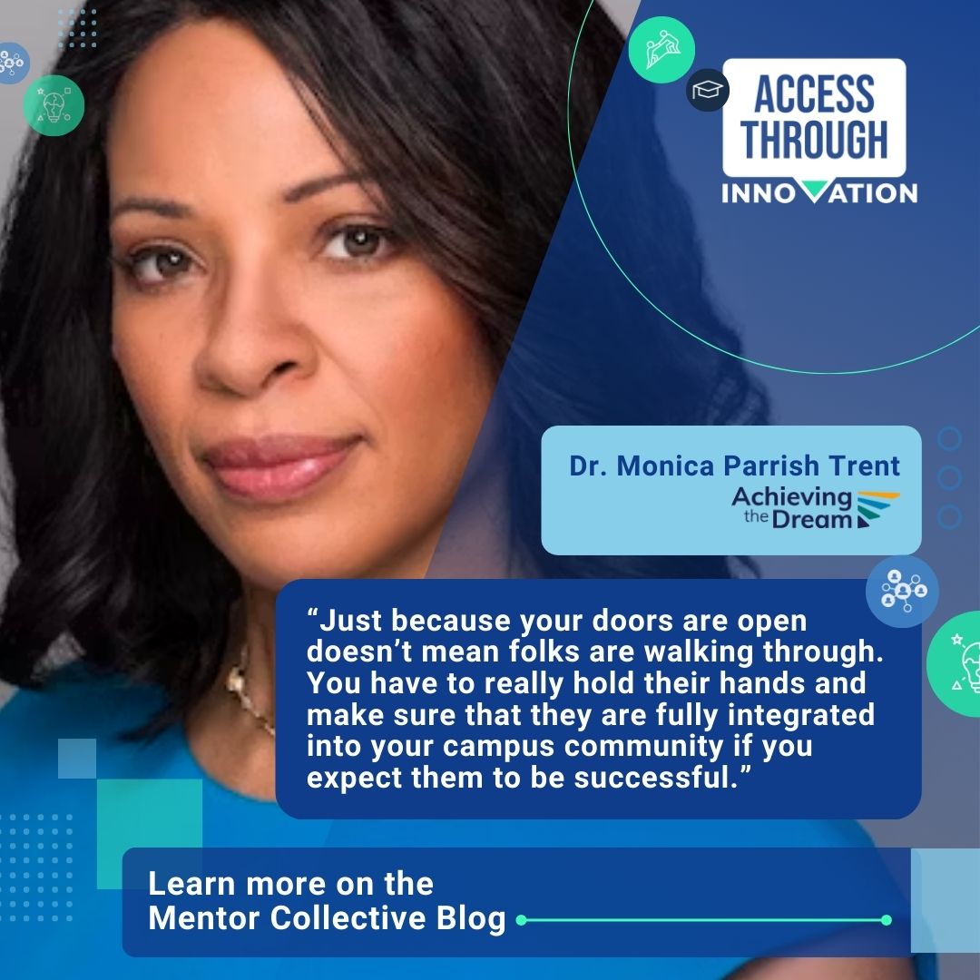 Mentor Collective (@mentorcollectiv) on Twitter photo <a href="/AchieveTheDream/">Achieving the Dream</a>'s DREAM Conference is almost here! We were delighted to host <a href="/MPTrent/">Monica Parrish Trent, PhD</a> for a fireside chat with MC Co-Founder <a href="/JacksonBoyar/">Jackson Boyar</a> last December. Learn her insights into how community colleges can move from enrolling to serving.
hubs.ly/Q02kVl3x0 <a href="/AchieveTheDream/">Achieving the Dream</a>'s DREAM Conference is almost here! We were delighted to host <a href="/MPTrent/">Monica Parrish Trent, PhD</a> for a fireside chat with MC Co-Founder <a href="/JacksonBoyar/">Jackson Boyar</a> last December. Learn her insights into how community colleges can move from enrolling to serving.
hubs.ly/Q02kVl3x0