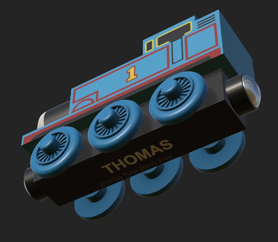 Thomas Model Texture Here's something I just finished working on 2004 TWR Thomas [Modelled ...