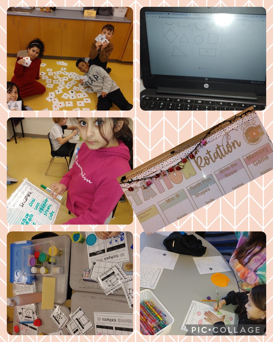 Having hands-on fun with 2D &amp; 3D shapes during math centers! <a href="/DP_math/">DP MATH</a> <a href="/SebastianDPCDSB/">StSebastianDPCDSB</a> <a href="/DPCDSBSchools/">Dufferin-Peel Catholic District School Board</a>