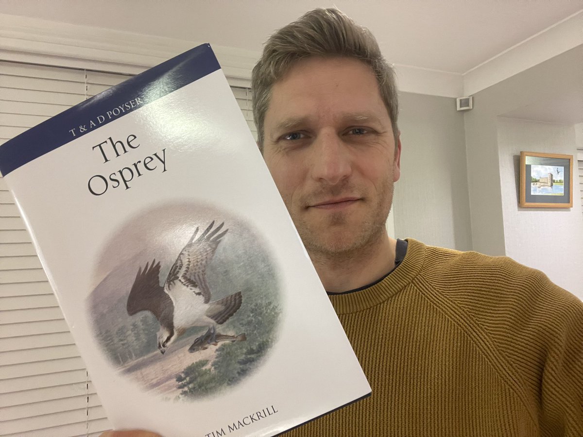 After a lot of work and countless 5am starts, it’s AMAZING to have received my advanced copies of The Osprey prior to publication on 29th Feb. Thanks so much to @chiffchat for doing such a brilliant job. What an honour to have contributed to this iconic series.
