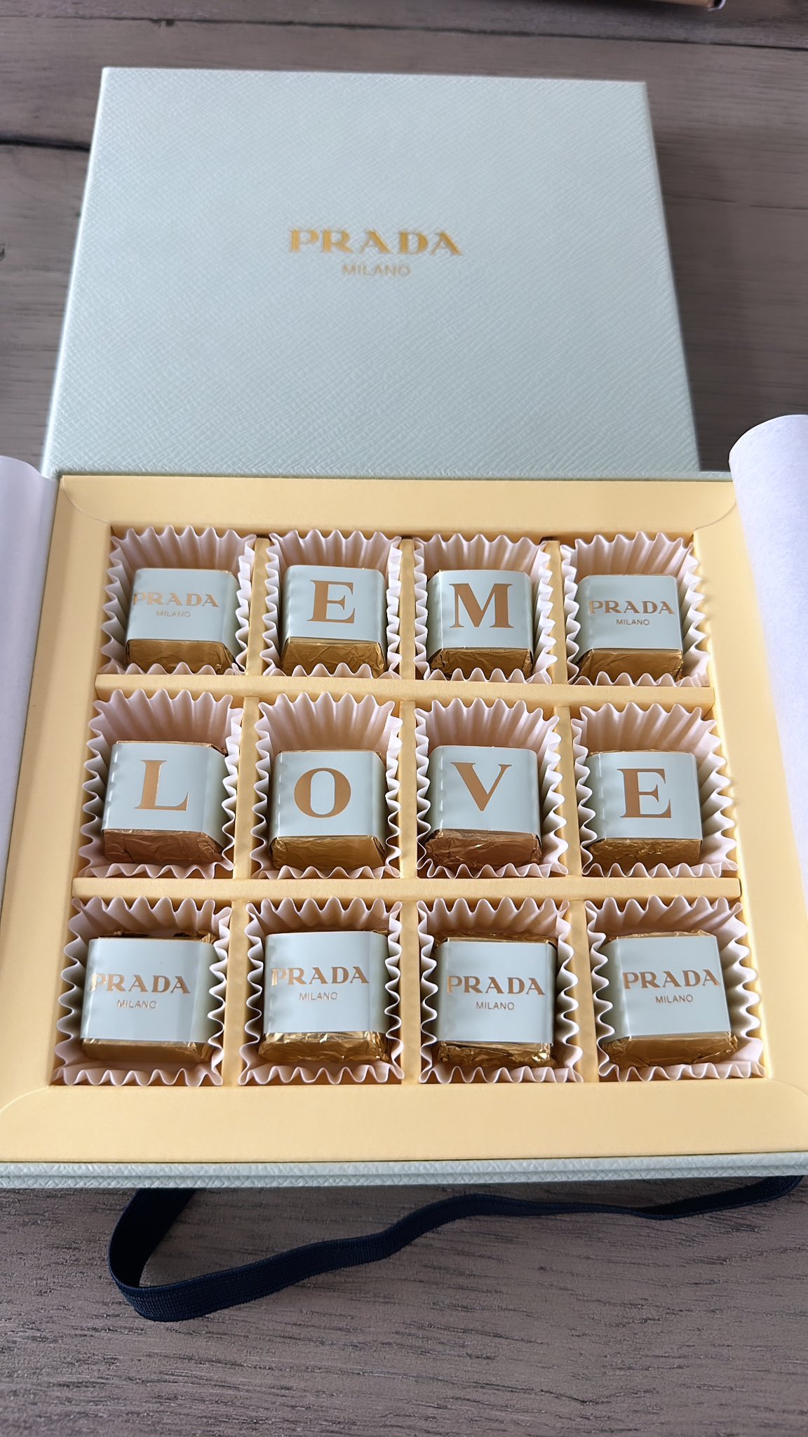 Prada chocolates sales