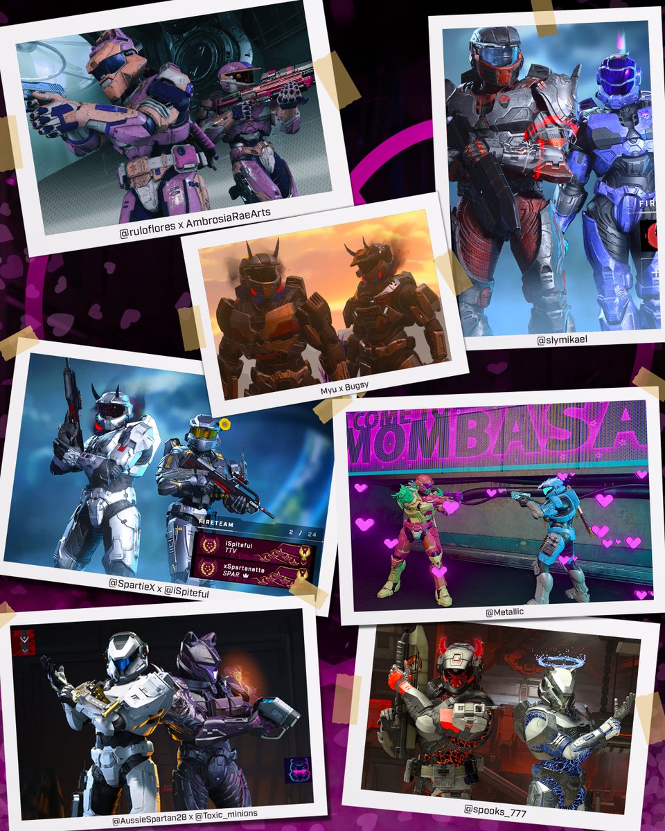 Halo's tweet image. Even Spartans needs a break from the battlefield 💕

Whether it's stargazing ✨ on Reach or candlelit dinner 🍝 on Earth, these Fireteam's made their Valentine's Day legendary!

#HaloSpotlight