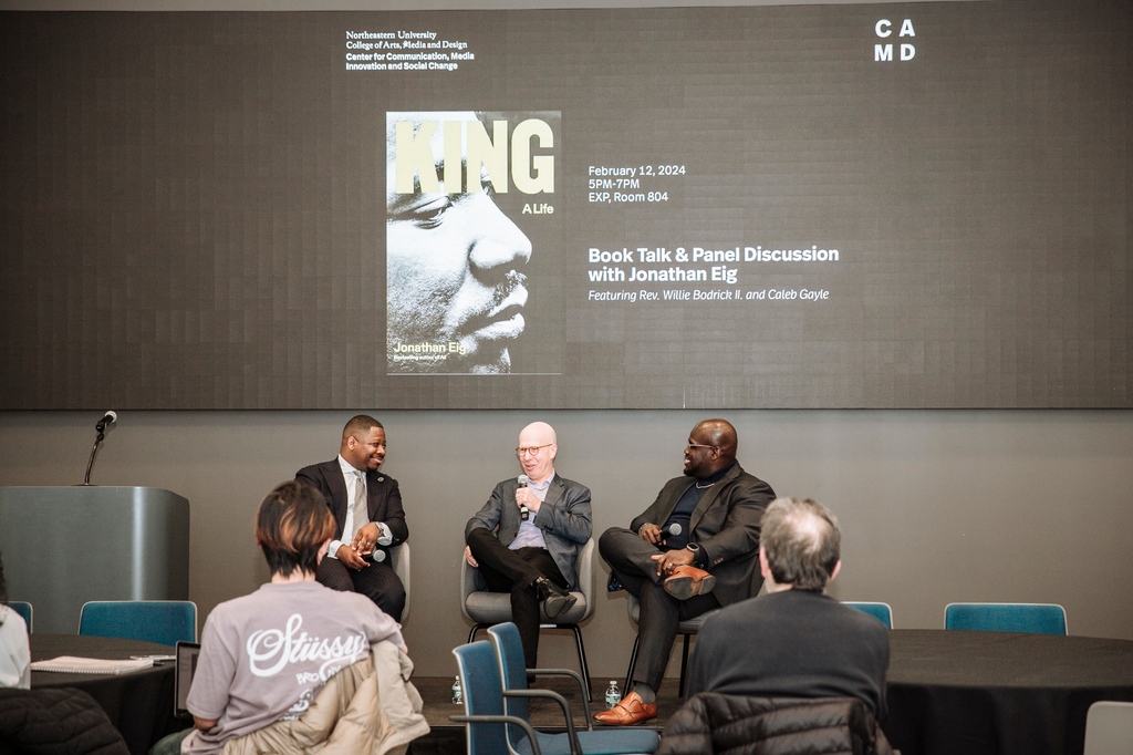 NUCCMISC's tweet photo. Thanks to everyone who attended Monday's event! We were thrilled to hear about Eig's process behind this book.

ICYMI: the recording is available now ⬇️ https://t.co/CliGJYn47a