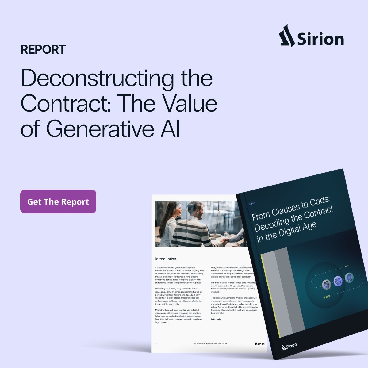 Contracts form an intricate web of relationships impacting your organization 🕸️. They're living, dynamic, and linked to #bizoperations. Make the most out of them using #genAI ✨

Get our new report to learn how GenAI supports each element of a contract👇

sirion.ai/whitepaper/dec…