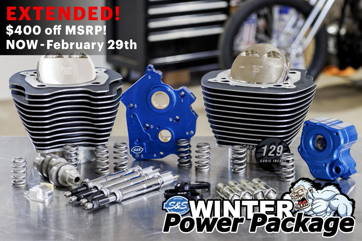 Don't miss out on $400 off MSRP! Our Power packages are on special winter pricing through the end of the month, be sure to get yours from sscycle.com or your local dealer today so you're ready to ride in the spring.
#SSCycle