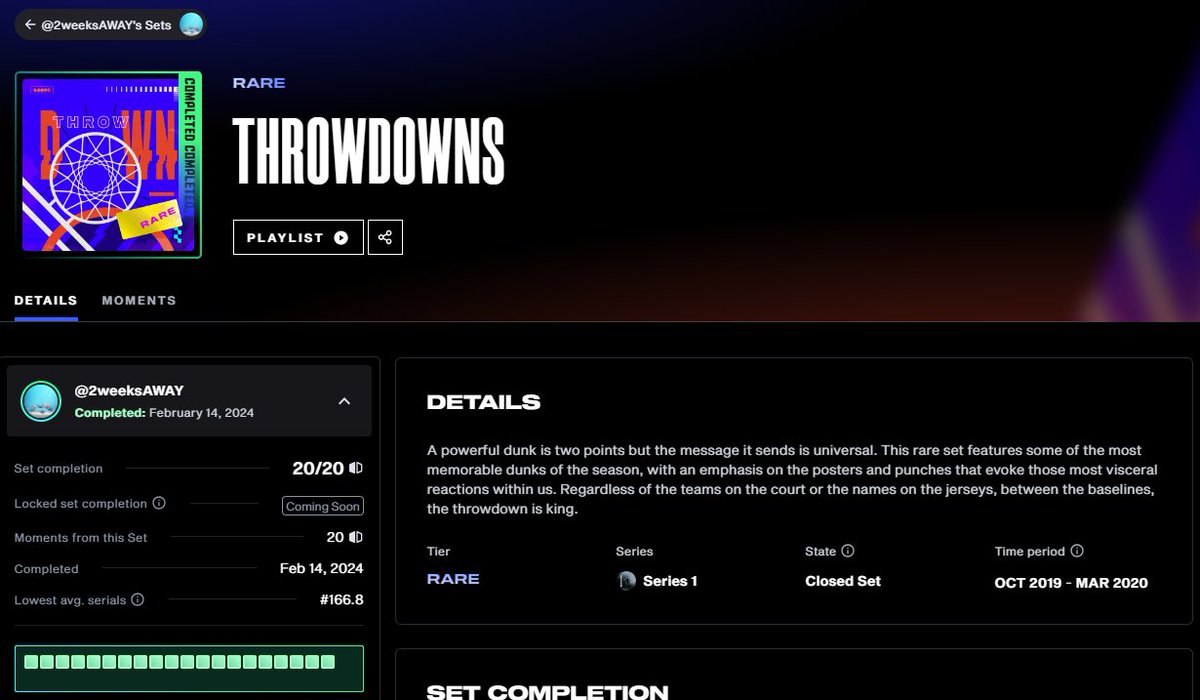 Ended up selling my MGLE packs today and using the proceeds to finish a set I've had my eye on for a few years.

Shout out <a href="/WolfPackWW/">Wolfpack Worldwide 🐺</a>