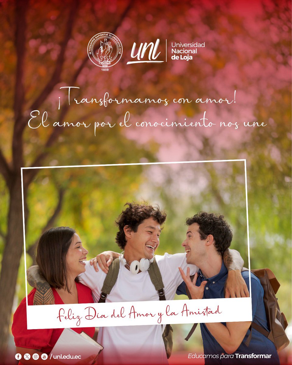 UNLoficial's tweet photo. 📚En la #UNL, celebramos el amor por el conocimiento.💕

👉 Feliz #DíaDeSanValentín comunidad universitaria, que el amor por lo que hacemos nos lleve a ser grandes profesionales. 🧑‍🎓

¡Transformamos con amor! 🫶

#EducamosParaTransformar https://t.co/f5UFBzUQL4