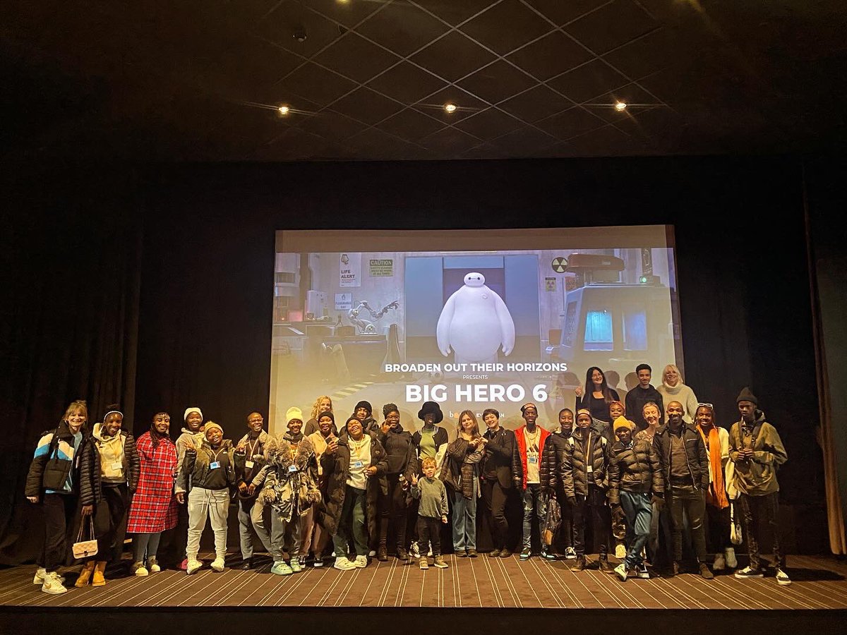 sharedifference's tweet image. Huge thanks to the @Everymancinema , Belsize Park for our special, private screening of Big Hero 6 today!  We were blown away by the welcome signage, the holding screen celebrating our charity and the generosity of the whole experience. Very appreciated by all! 🧡