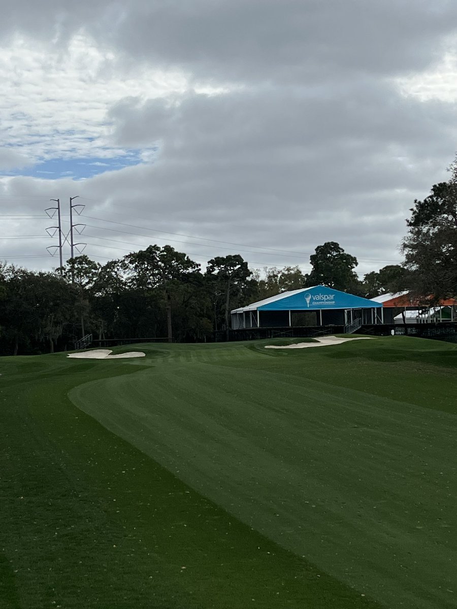 rardoryan80's tweet photo. Valspar getting close! Getting the golf course ready, started mowing dry this week @ValsparChamp @Innisbrook https://t.co/4uc3vX4L82