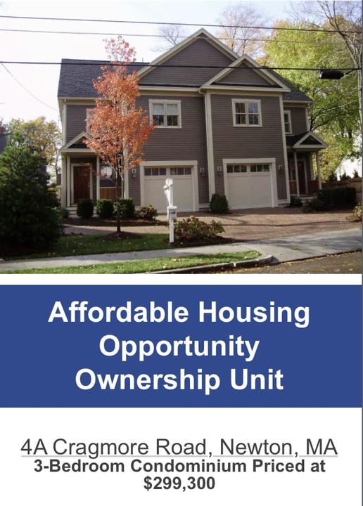 Open House: 4A Cragmore Road - Saturday, February 24, 2024, 2pm-4pm

Questions?
Contact Malcolm Lucas, Housing Planner, at mlucas@newtonma.gov (preferred) or 617-796-1149
#affordablehousing #housing #newtonma #newtonrealestate #newton #newtonpoli #lowincomehousing #lowincome