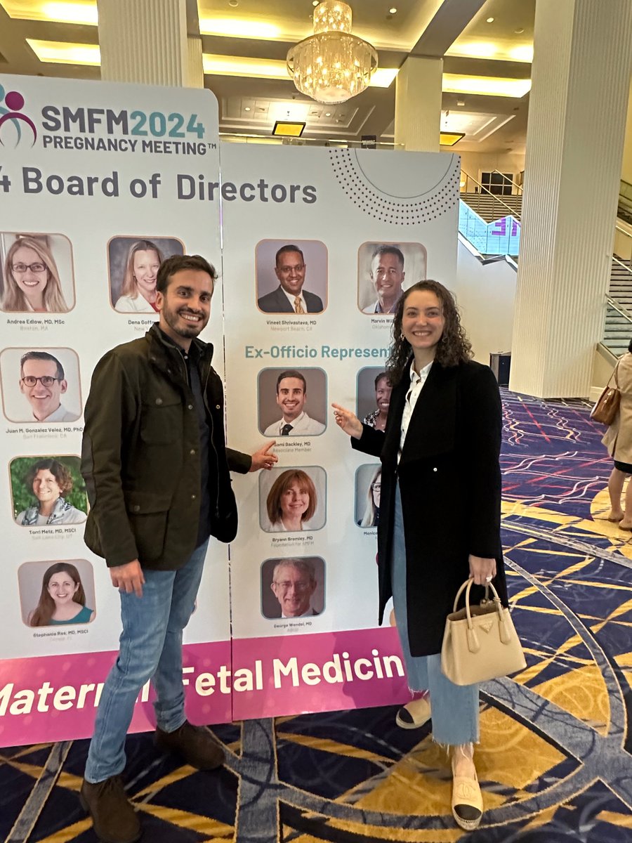 Thank you @MySMFM for a fun two years as Associate member rep! Great to see the all the outstanding research, catch up with everyone and for my better half to experience the annual meeting as well! #SMFM24