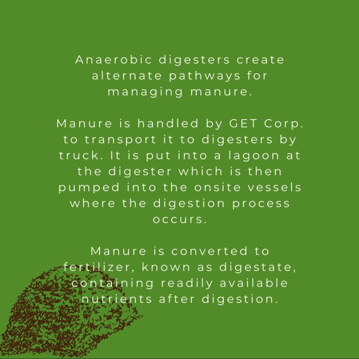 Did You Know? DAY 2. 

Improving manure management one digester at a time 🐮