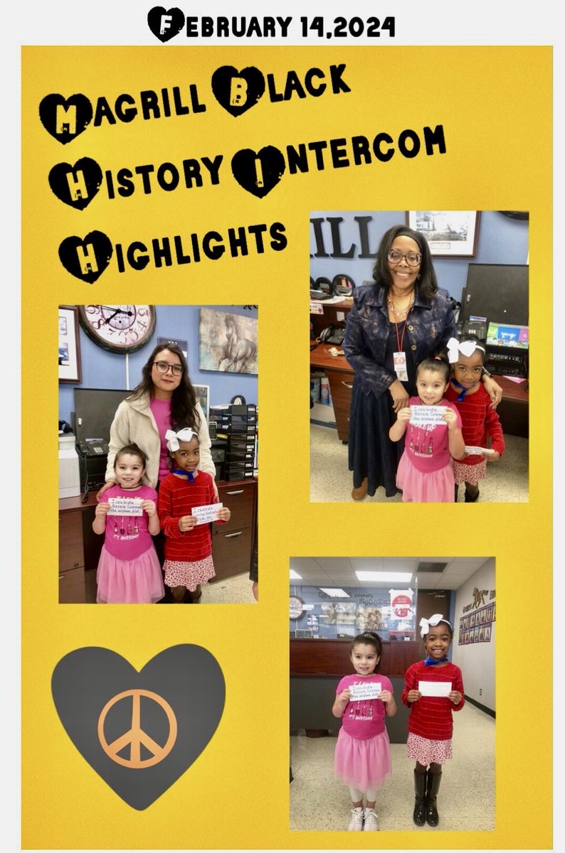 Kindergarten Black History Intercom Highlights. #BlackHistoryMonth   #Musicmagic! #inspireinstructimplement @Magrill_Aldine @bksanchez7