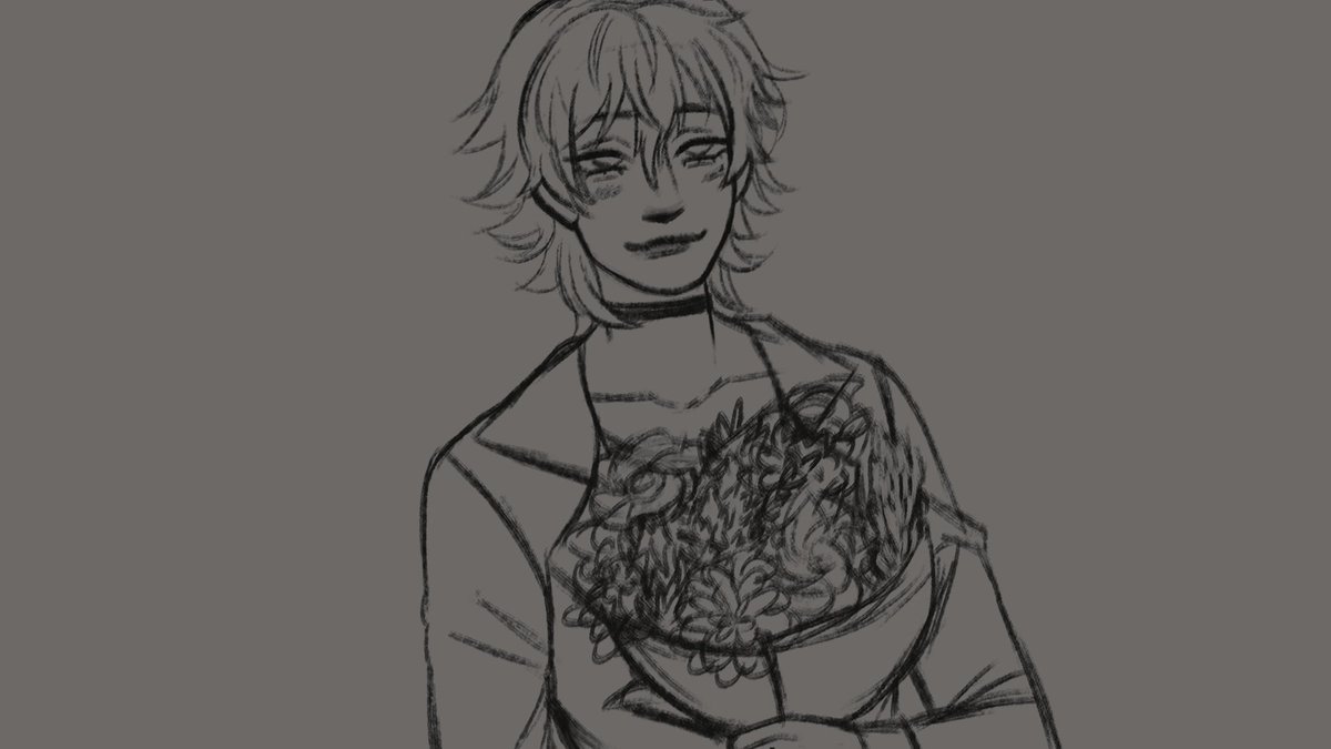 XxpixelbunnyxX's tweet photo. Happy V-day from Kai! 💘(art by the wonderful @Mukus_Meraki ) #hsol #hiddensignsoflove #hsolkai #vndev https://t.co/S6YB0SFM74