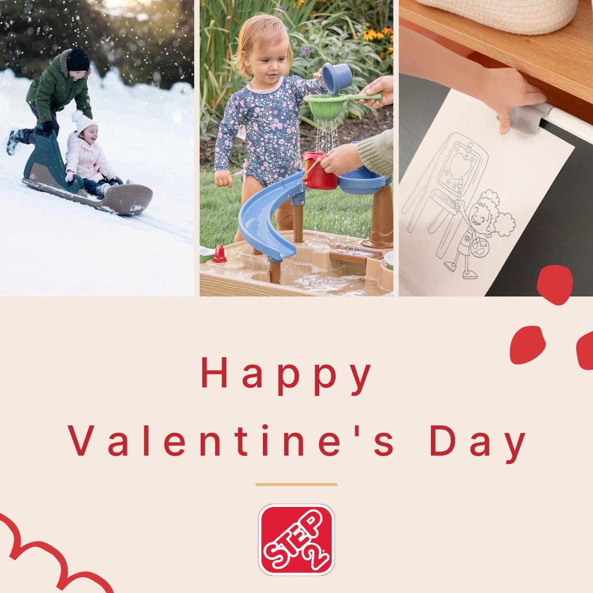 Happy Valentine's Day from your friends at Step2 💗 Wishing you all an extra special day 🤩
