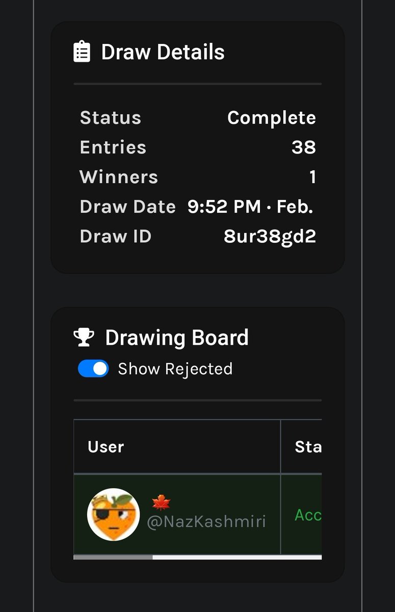 Dumpther (@dumptherpls) on Twitter photo And the winner is <a href="/NazKashmiri/">πNaz Khan π±</a> π
Congrats buddy ! DM me your adress π©
#TangGang #PulseChain
And sorry for being late π And the winner is <a href="/NazKashmiri/">πNaz Khan π±</a> π
Congrats buddy ! DM me your adress π©
#TangGang #PulseChain
And sorry for being late π