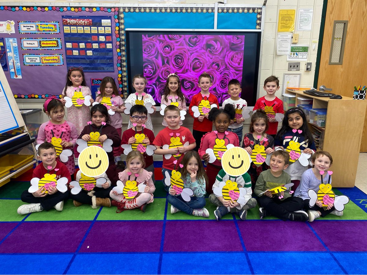 Will you bee our valentine? Happy Valentine’s Day! ❤️🥰 <a href="/SycamoreECLC/">Sycamore Drive ECLC</a>