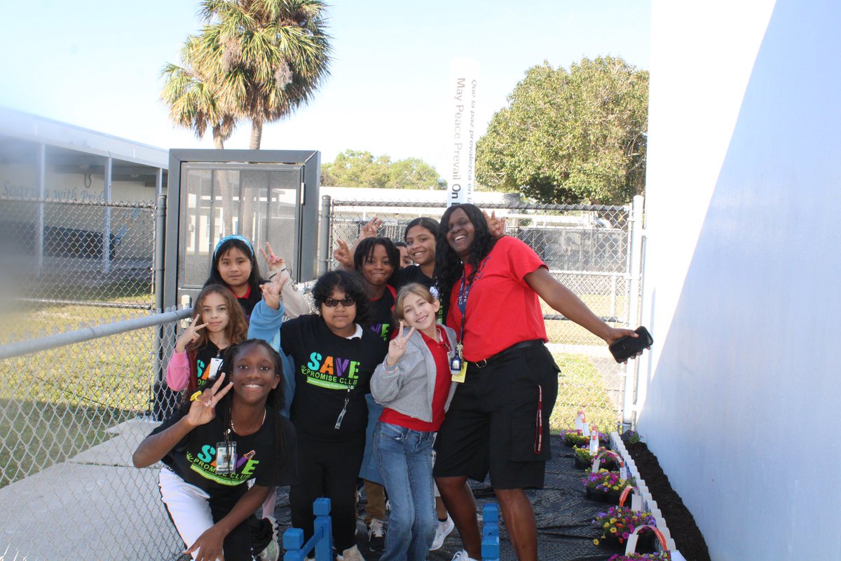 Peace Pole Planting Ceremony @ Cypress ES @UnitedWay @CSCBroward @browardschools @CypressBCPS #leadingthechange