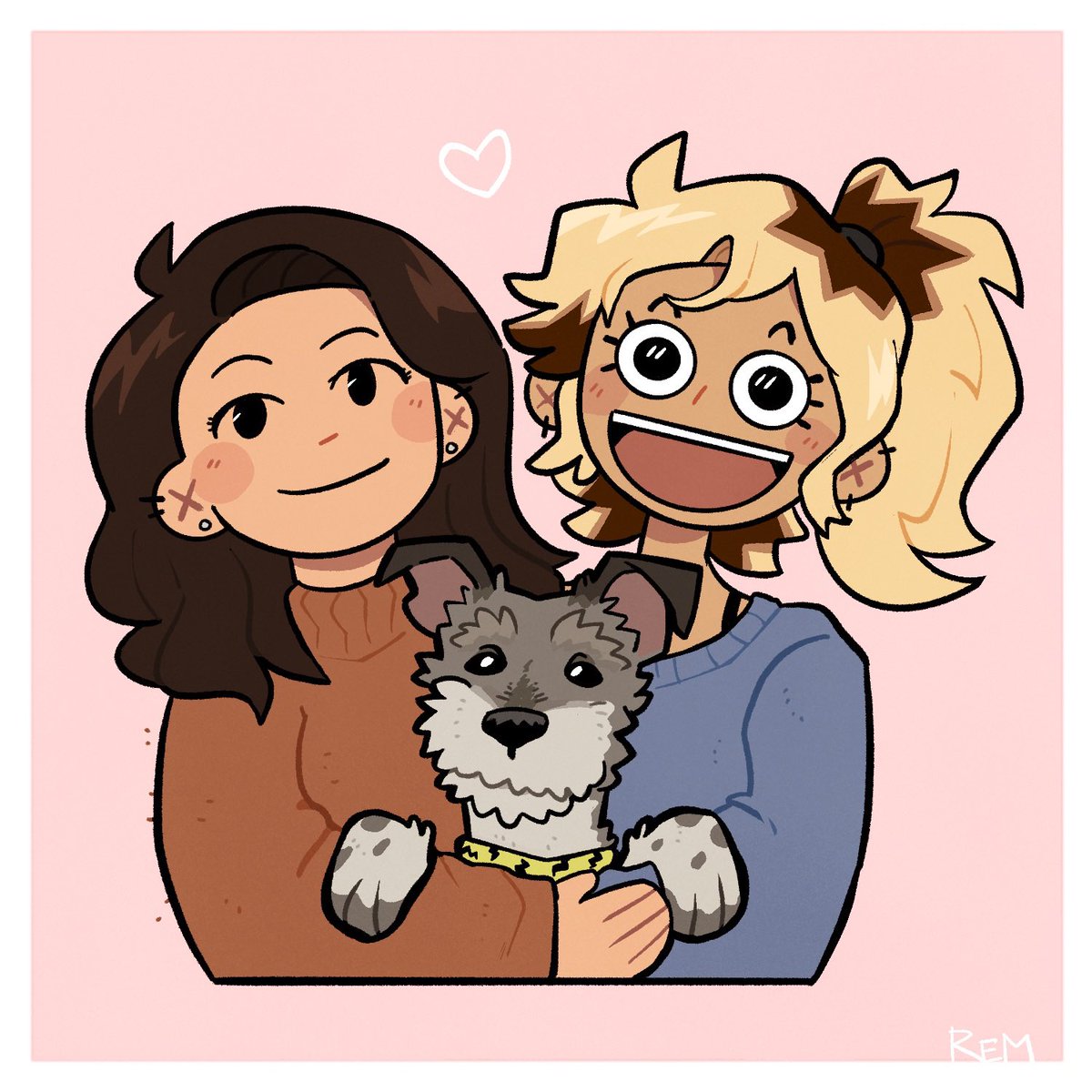 Snazzychipz's tweet photo. yippee! Happy valentines day to my super cute gf &amp; our silly little dog https://t.co/uPVjh1lxS9