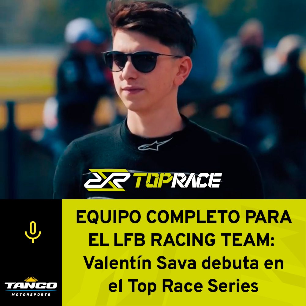EQUIPO COMPLETO ✅3️⃣ 

🏁 <a href="/SavaValentin/">Valentin Sava</a>  debuta en el Top Race Serie junto a <a href="/LFBRacingteam/">LFB Racing Team</a>  

💻 T.ly/ED2tR