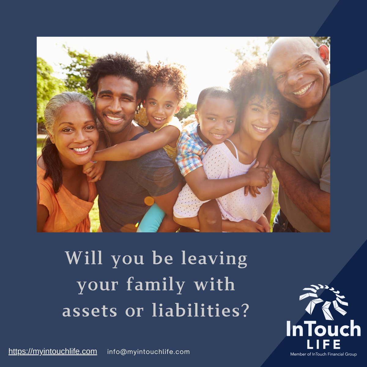 myintouch_life's tweet image. Make the right decision and alleviate your family&apos;s worries. 
Secure your legacy and protect your loved ones. 
For details, email us or send a DM. 
#LegacySecurity #FamilyProtection #InTouchLIFE #InTouch #insuranceagent #insurance #lifeagent #sanantonio #texas #DallasTX