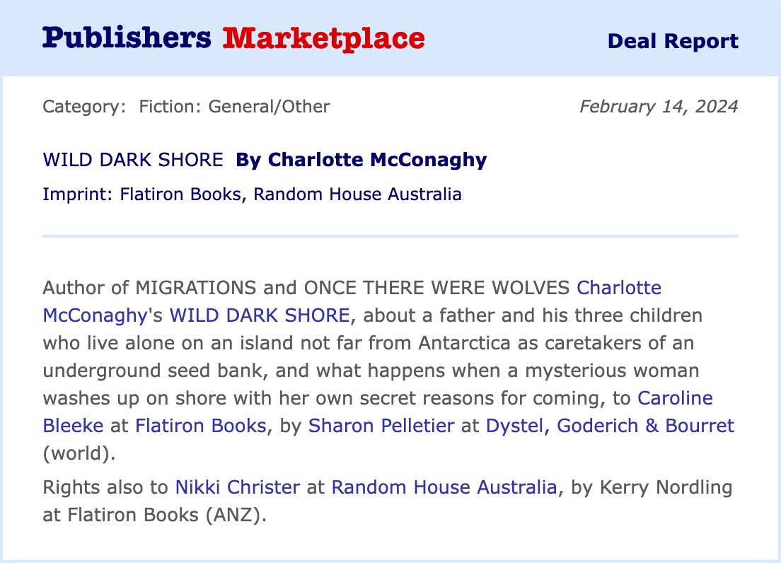 Caroline Bleeke (@cableeke) on Twitter photo Best Valentine's Day ever! 💞💖❤️🔥overjoyed to be publishing another book with the one and only #CharlotteMcConaghy <a href="/Flatironbooks/">Flatiron Books</a> and can't wait for everyone to fall in love with her newest heartstopper! Let me know if you need an early peek... 😏🌊🐳 Best Valentine's Day ever! 💞💖❤️🔥overjoyed to be publishing another book with the one and only #CharlotteMcConaghy <a href="/Flatironbooks/">Flatiron Books</a> and can't wait for everyone to fall in love with her newest heartstopper! Let me know if you need an early peek... 😏🌊🐳