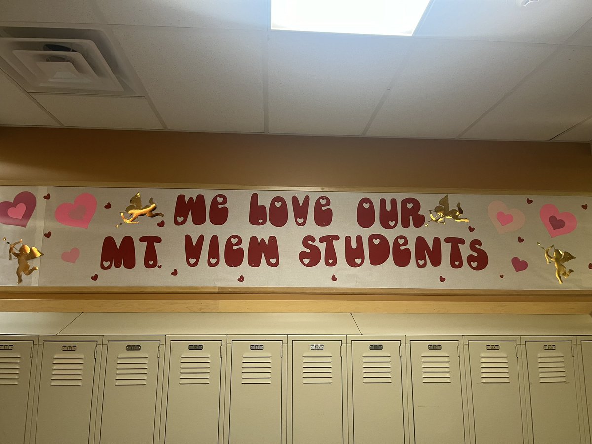 Happy Valentine’s Day from Mount View!  ❤️