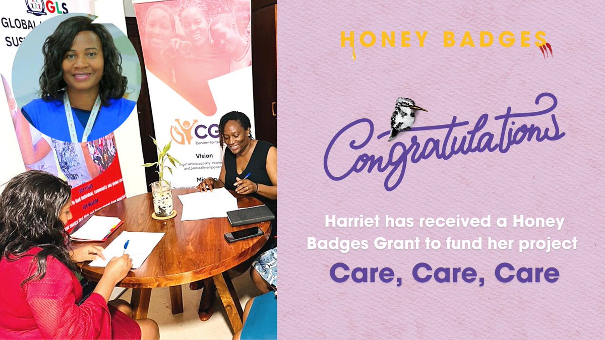 ✨But because it's Valentine's Day, we're also funding our runner up! Our second HB GRANT WINNER IS... <a href="/HarrietGoodness/">Harriet Karen Mukajambo</a>! This grant will help Harriet pilot two childcare cooperatives to support low-income mothers and advocate for women in the informal economy!
Congrats! 🩷