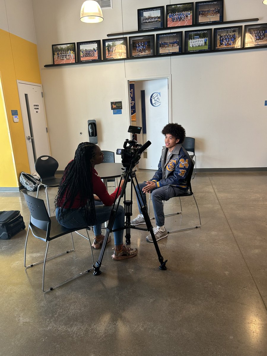 Thank You <a href="/_serenityd/">Serenity Douglas</a> and <a href="/kytxcbs19/">KYTX CBS19</a> for coming and speaking with our guys today for earning players of the week! <a href="/mc_rj9/">Rj McKenzie</a> <a href="/JeremiahWhitmo1/">Jeremiah Whitmore</a>