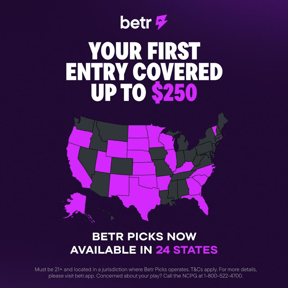 Be sure to sign up for the @betr app and use code word PROBS at