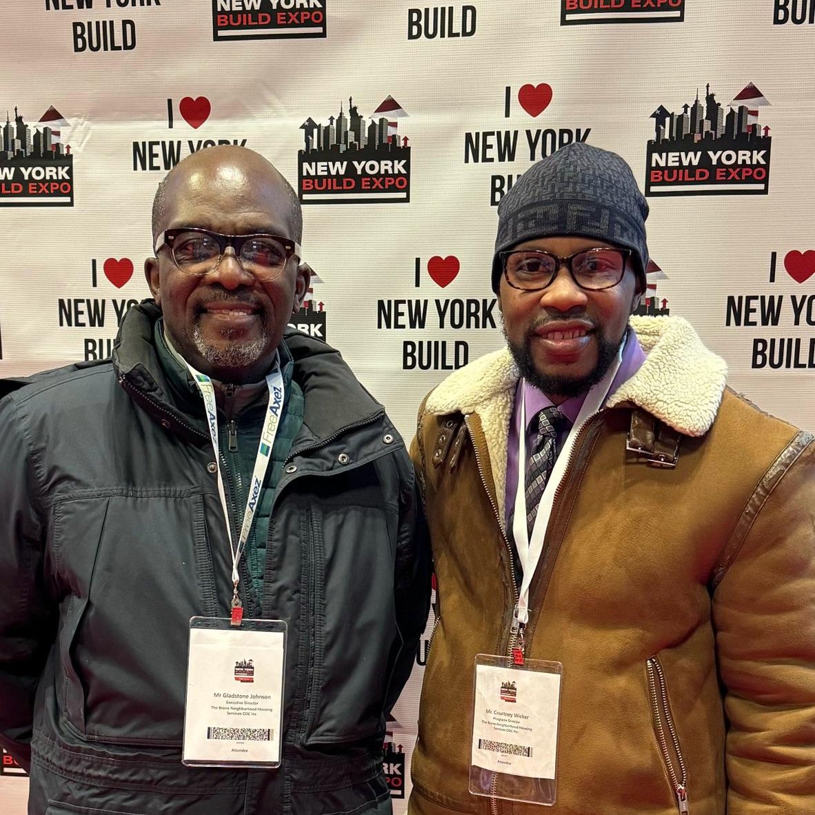 Our Executive Director &amp; Programs Manager attending @newyorkbuild  the largest construction &amp; design show for New York and the Tri-state region to learn about new resources for our #community