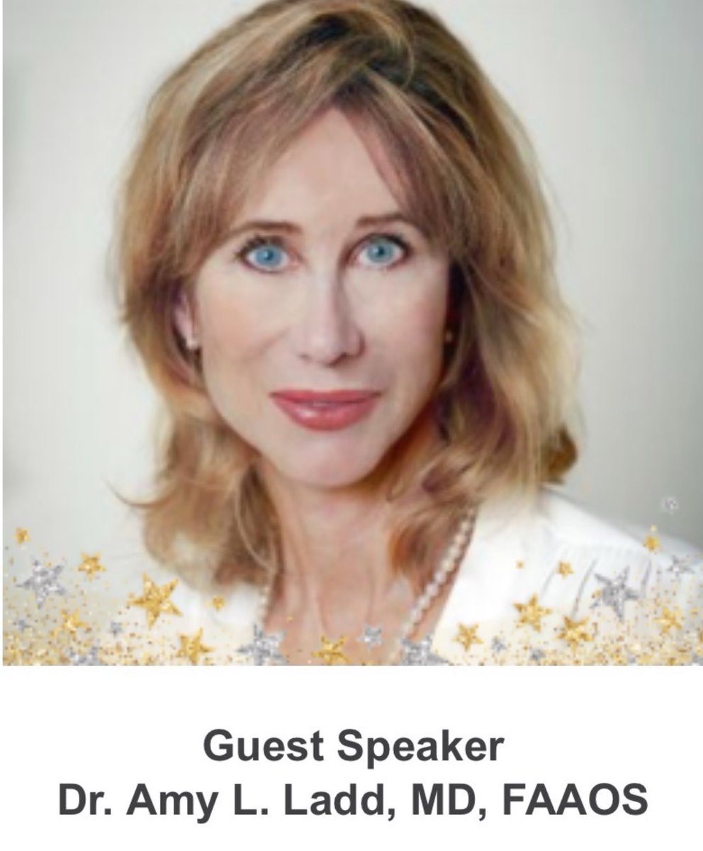 ✨KEYNOTE SPEAKER!✨ Dr. Amy Ladd will be delivering the keynote speech at the AAOS 2024 meeting for new AAOS members at 2:30pm TODAY! #aaos2024 #keynote #stanfordortho #aaos #sanfrancisco @AAOS1