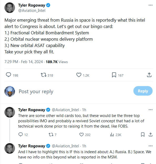 raging545's tweet photo. Some curious things happening that might be interlinked- US aid to Ukraine is on hold &amp; Russia is advancing- Talk of a serious National Security threat from Russia - Speaker Johnson stops Ukraine aid bill (sure to pass) from going to a vote -You join the dots #Ukraine #Ukrainewar https://t.co/XKjKnqNSse
