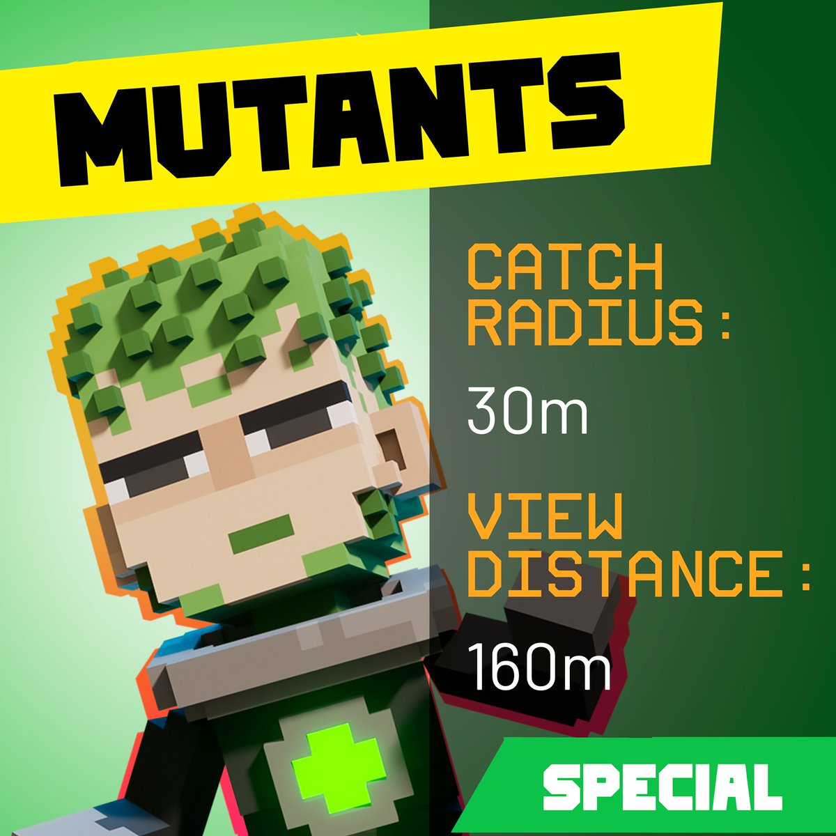 Hey Devs! 👋

More information about Species! 👀

Mutants may look ugly, but their abilities are special! With improved skills, they are ready to save the #Metaverse!🦾

💯 Download and play! 

📱Android: bit.ly/3va7vN7
🍎iOS: bit.ly/48drgls

#Web3 #Gaming